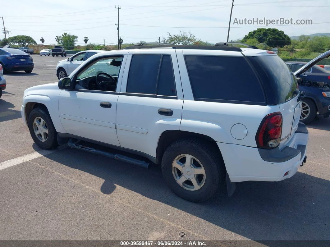 2006 Chevrolet Trailblazer Ls White vin: 1GNDS13S562105555