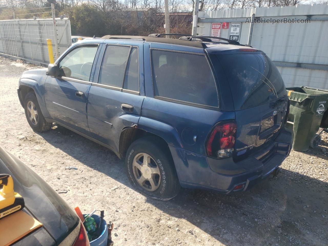 2006 Chevrolet Trailblazer Ls Blue vin: 1GNDS13S562184306