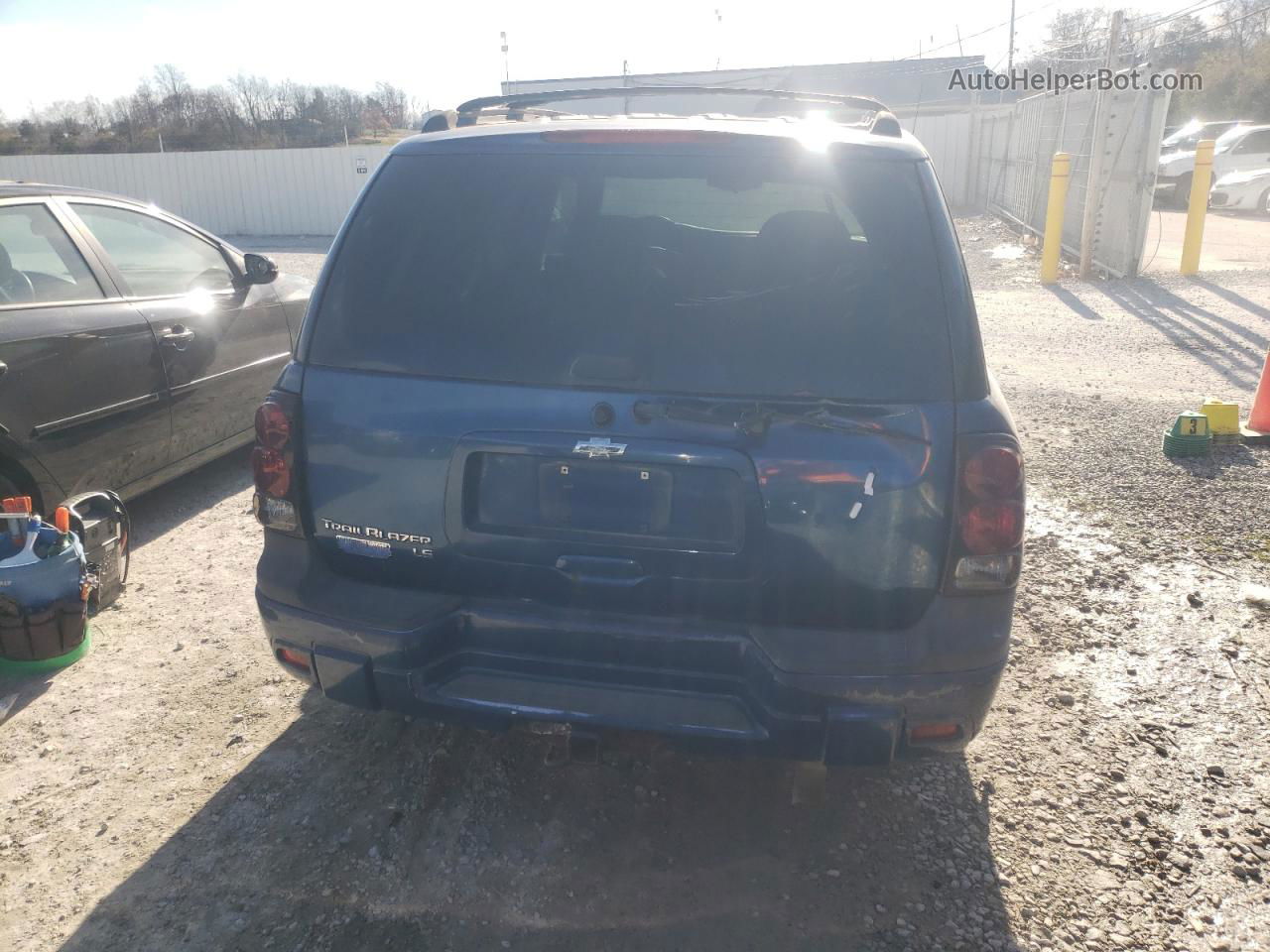 2006 Chevrolet Trailblazer Ls Blue vin: 1GNDS13S562184306