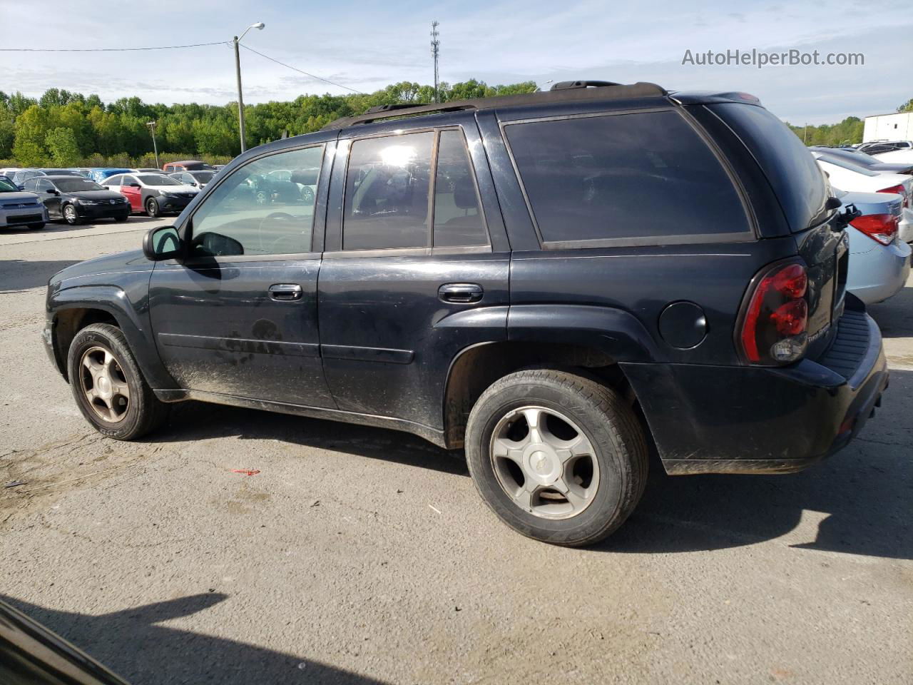 2006 Chevrolet Trailblazer Ls Black vin: 1GNDS13S562213576