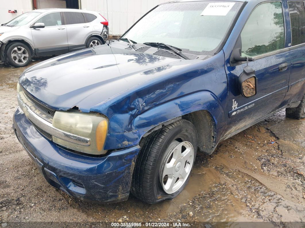 2002 Chevrolet Trailblazer Ls Blue vin: 1GNDS13S622277250