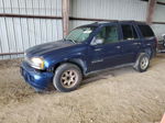 2002 Chevrolet Trailblazer  Blue vin: 1GNDS13S622395038