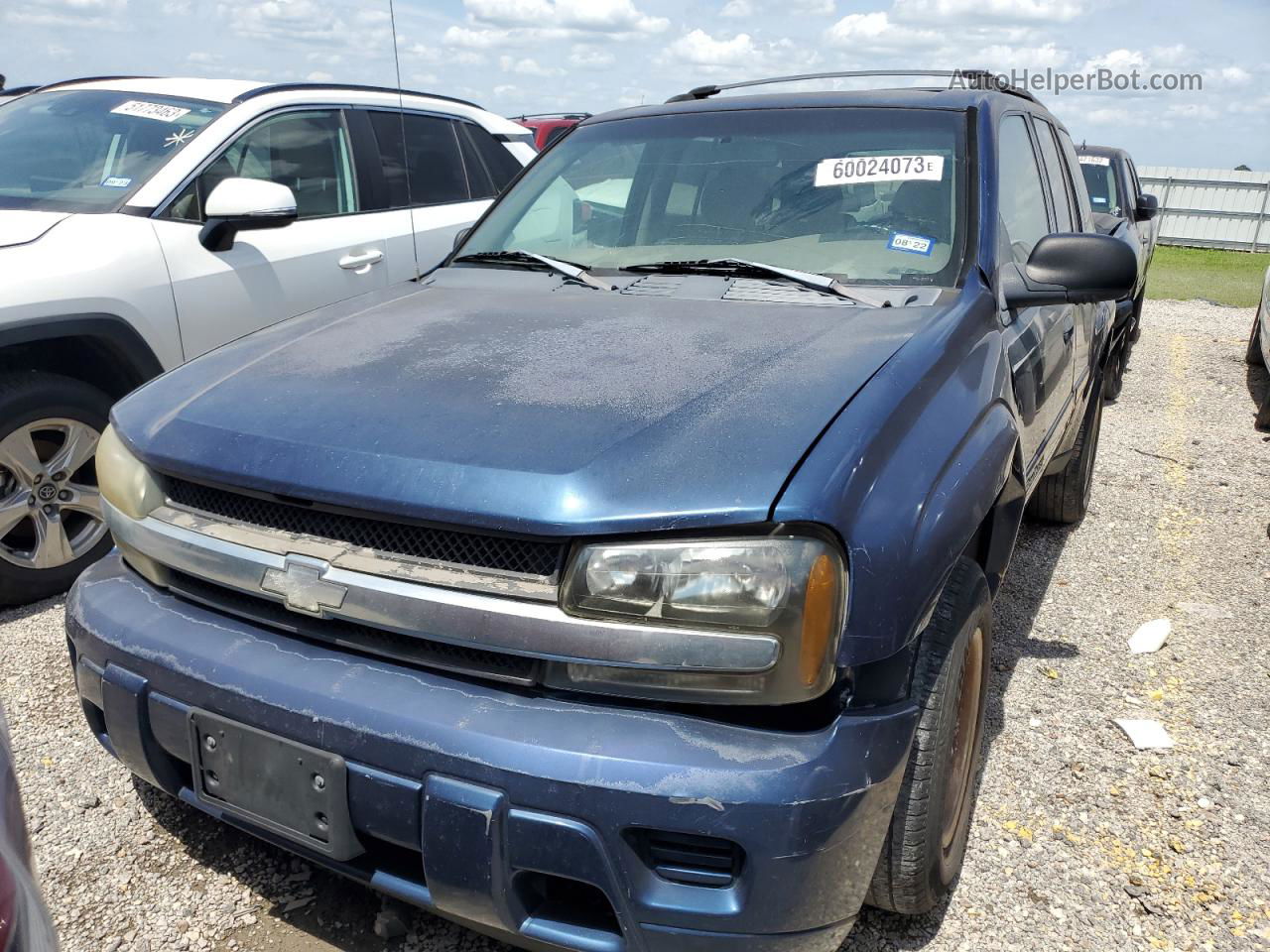 2002 Chevrolet Trailblazer  Blue vin: 1GNDS13S622395038