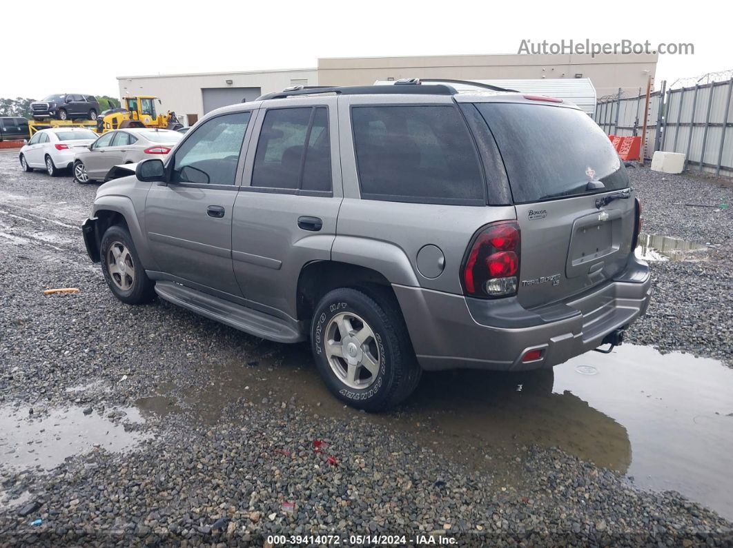 2006 Chevrolet Trailblazer Ls Gray vin: 1GNDS13S662105953