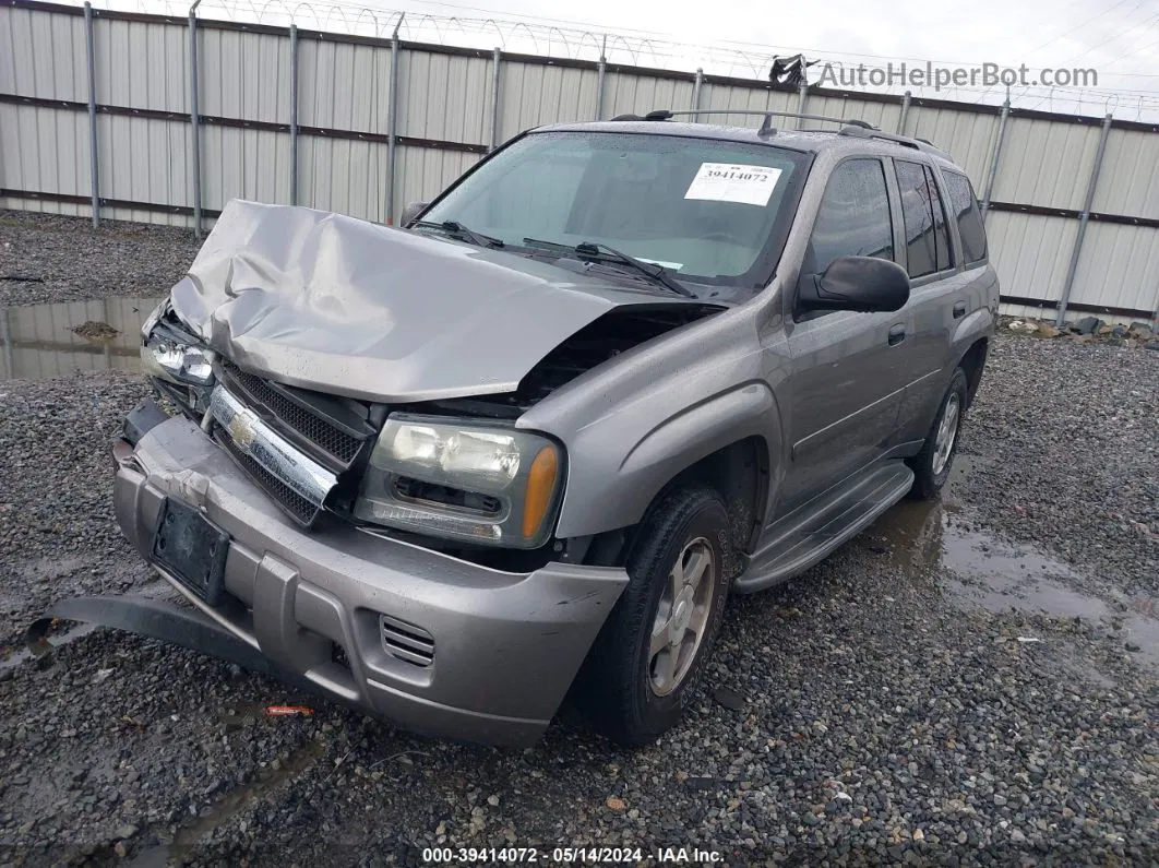 2006 Chevrolet Trailblazer Ls Gray vin: 1GNDS13S662105953