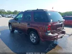 2006 Chevrolet Trailblazer Ls Burgundy vin: 1GNDS13S662113342