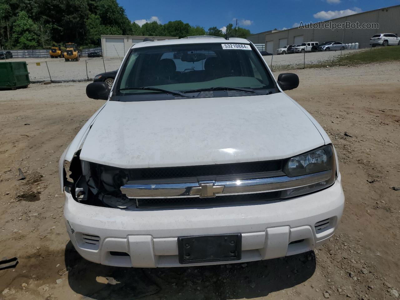 2006 Chevrolet Trailblazer Ls White vin: 1GNDS13S662120484