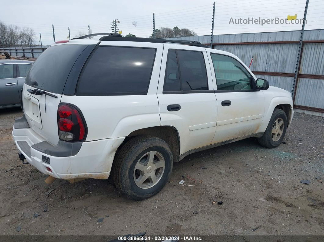 2006 Chevrolet Trailblazer Ls White vin: 1GNDS13S662305179