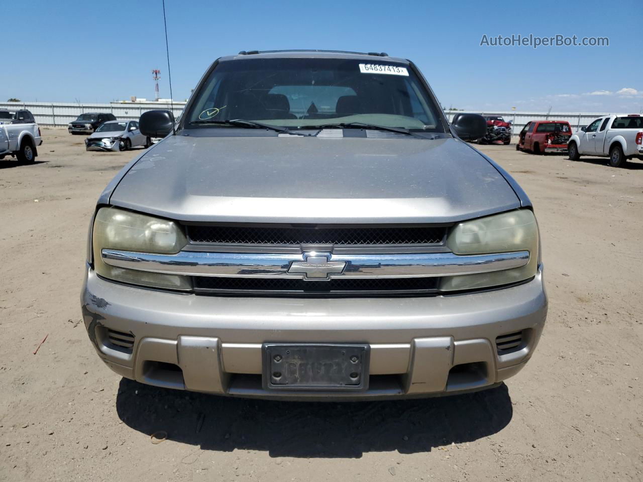 2002 Chevrolet Trailblazer  Gold vin: 1GNDS13S722315410