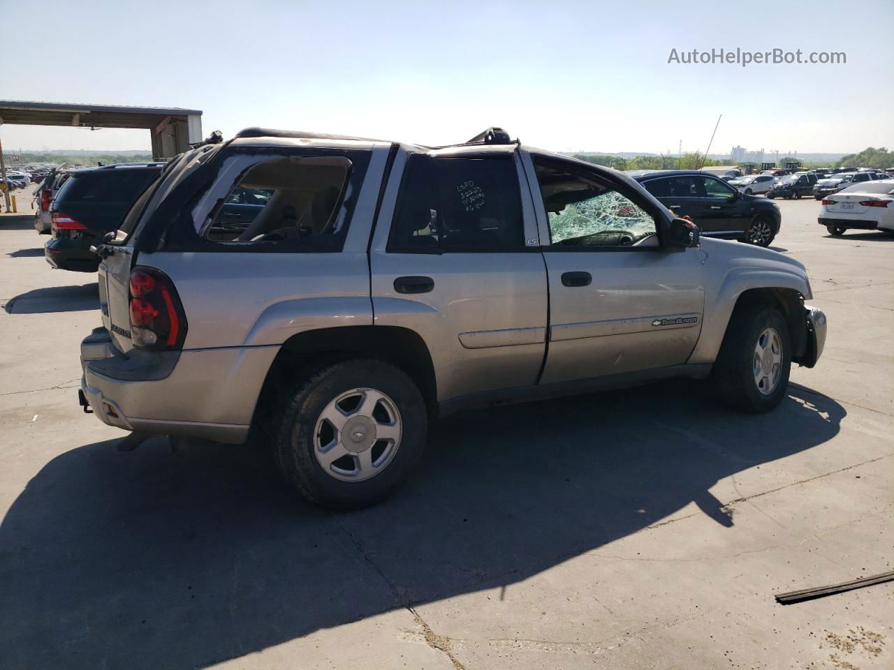 2002 Chevrolet Trailblazer  Бежевый vin: 1GNDS13S722386817