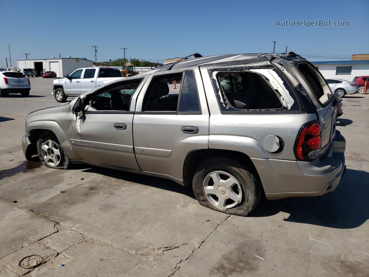 2002 Chevrolet Trailblazer  Бежевый vin: 1GNDS13S722386817