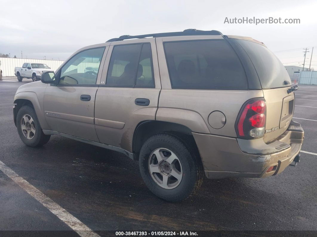 2002 Chevrolet Trailblazer Ls Brown vin: 1GNDS13S722521665