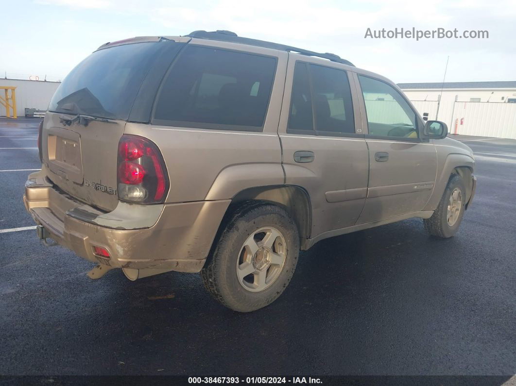 2002 Chevrolet Trailblazer Ls Brown vin: 1GNDS13S722521665