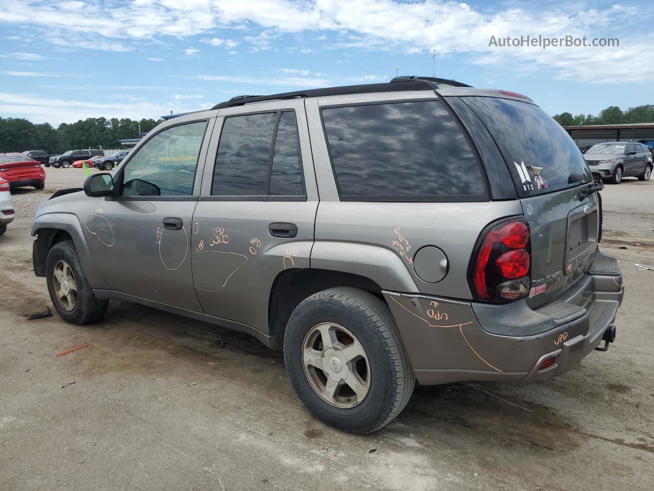 2006 Chevrolet Trailblazer Ls Silver vin: 1GNDS13S762115987