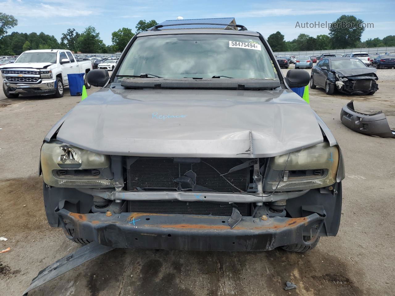 2006 Chevrolet Trailblazer Ls Silver vin: 1GNDS13S762115987