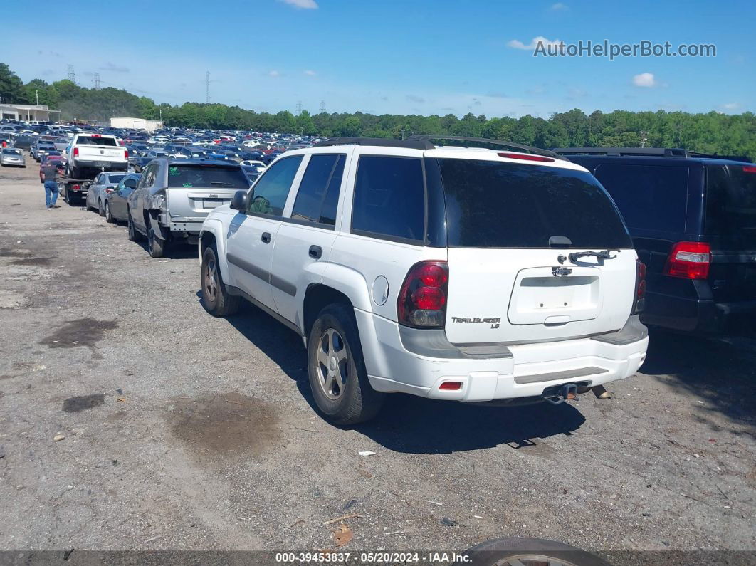 2006 Chevrolet Trailblazer Ls White vin: 1GNDS13S762116900