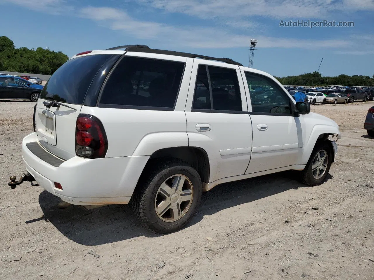 2006 Chevrolet Trailblazer Ls White vin: 1GNDS13S762156815