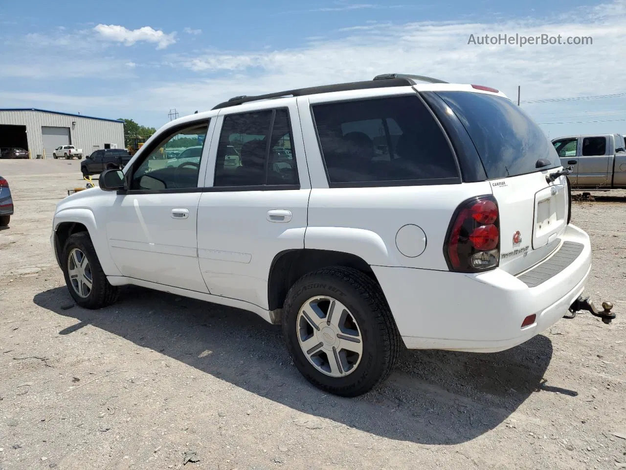 2006 Chevrolet Trailblazer Ls White vin: 1GNDS13S762156815