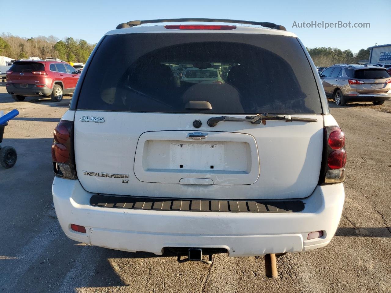 2006 Chevrolet Trailblazer Ls White vin: 1GNDS13S762184033