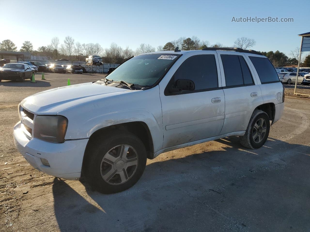 2006 Chevrolet Trailblazer Ls White vin: 1GNDS13S762184033