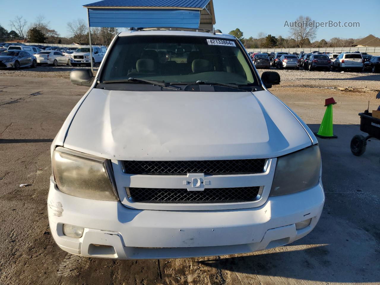 2006 Chevrolet Trailblazer Ls White vin: 1GNDS13S762184033