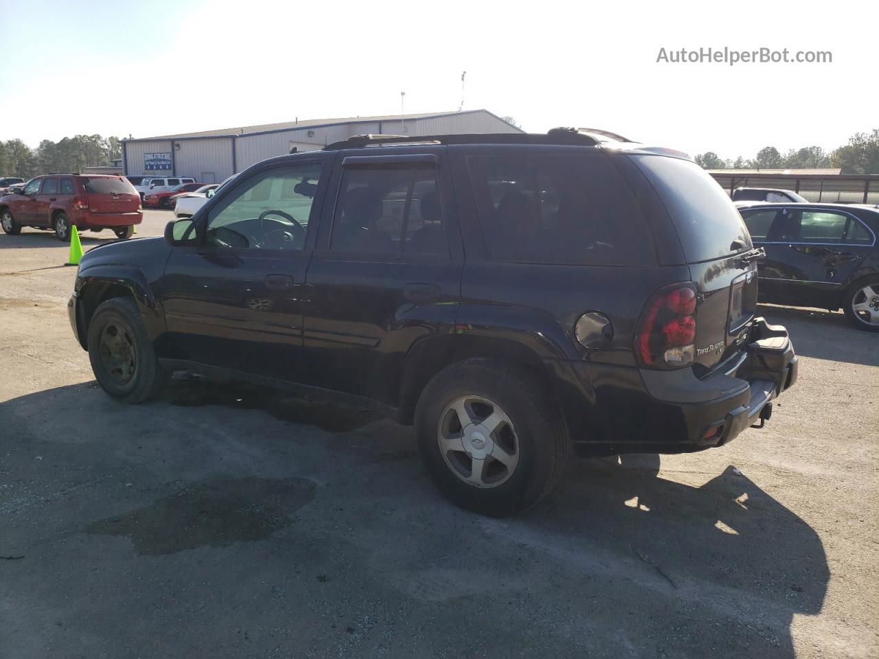 2006 Chevrolet Trailblazer Ls Black vin: 1GNDS13S762247115