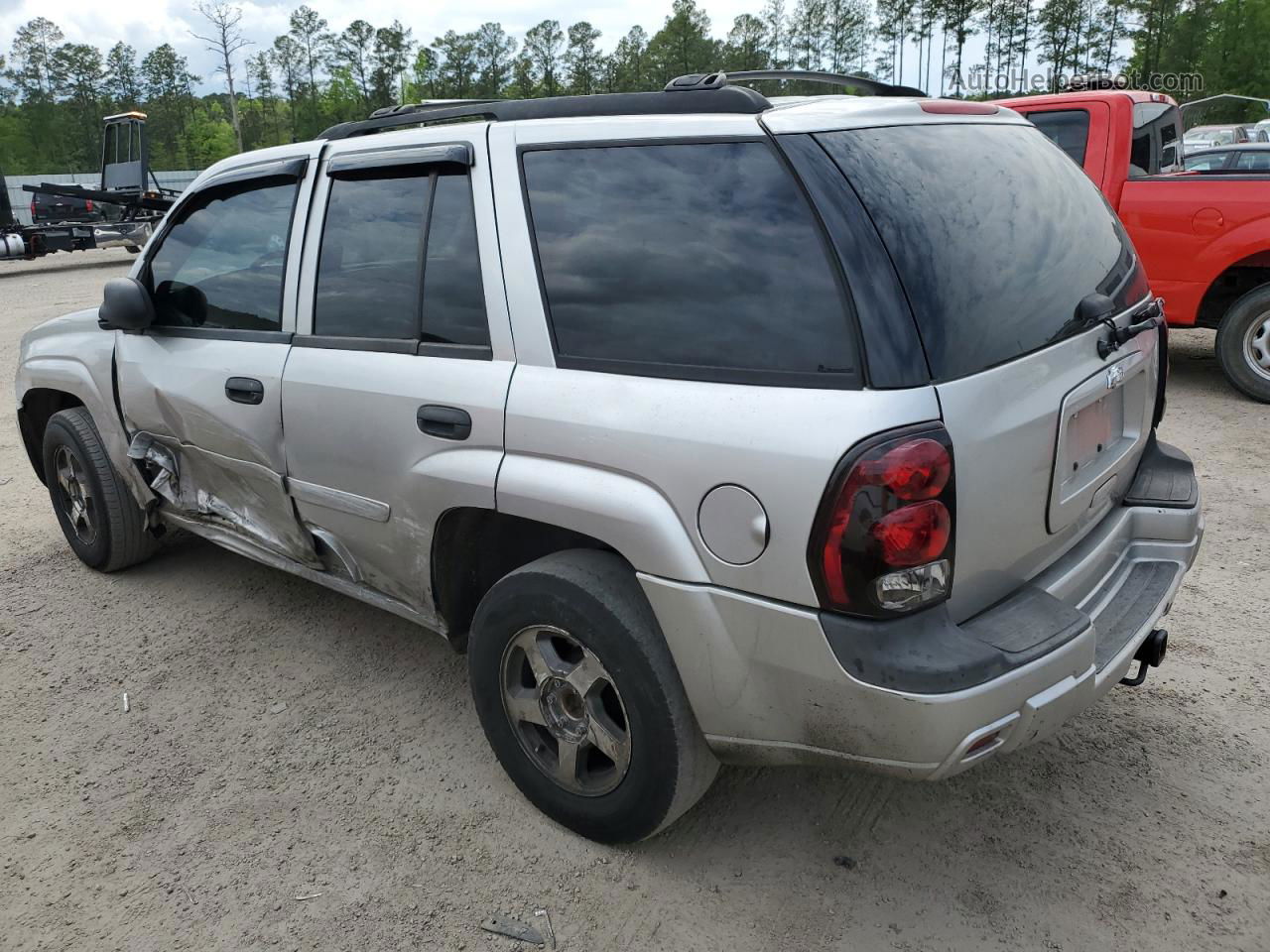 2006 Chevrolet Trailblazer Ls Silver vin: 1GNDS13S762276971