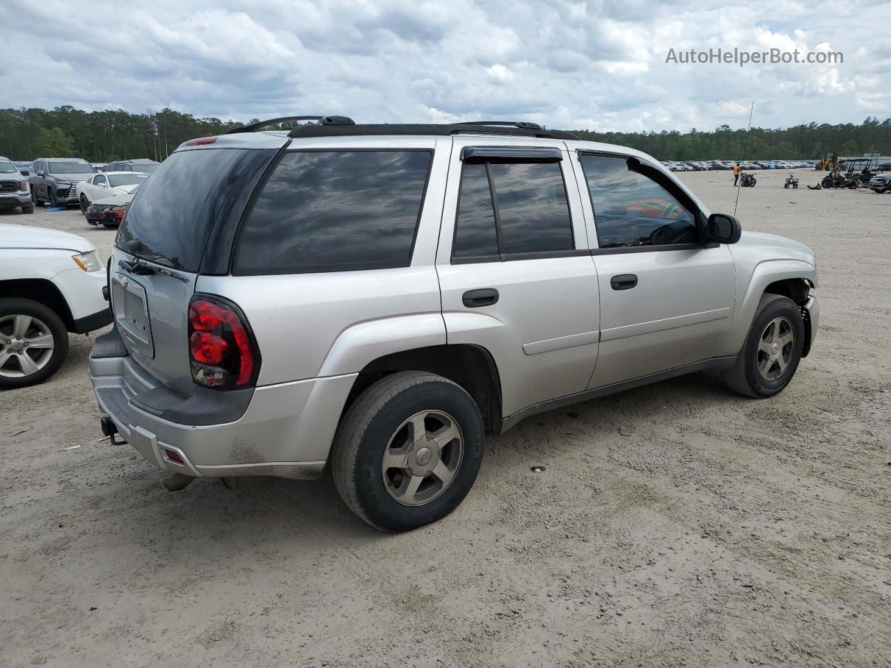 2006 Chevrolet Trailblazer Ls Серебряный vin: 1GNDS13S762276971