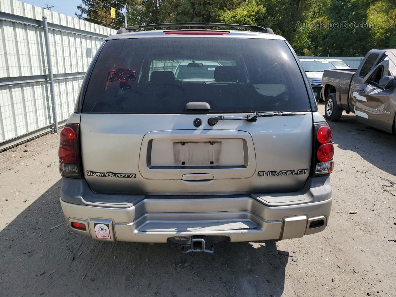 2002 Chevrolet Trailblazer  Beige vin: 1GNDS13S822267092