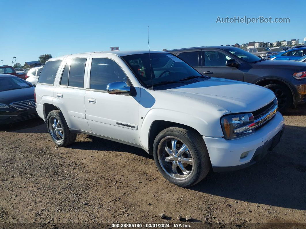 2002 Chevrolet Trailblazer Ltz White vin: 1GNDS13S822434311