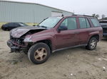 2006 Chevrolet Trailblazer Ls Burgundy vin: 1GNDS13S862188947