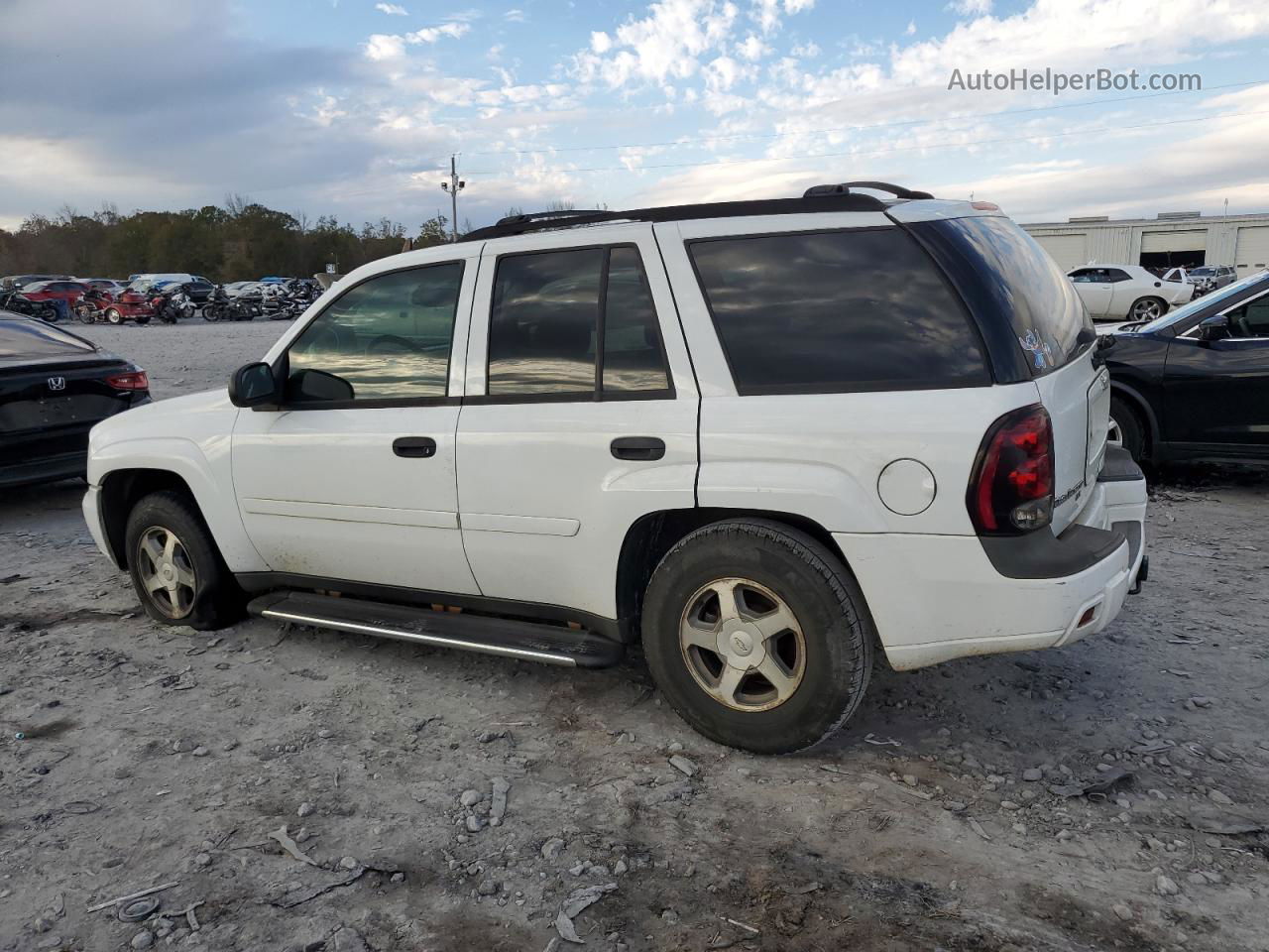 2006 Chevrolet Trailblazer Ls White vin: 1GNDS13S862298512