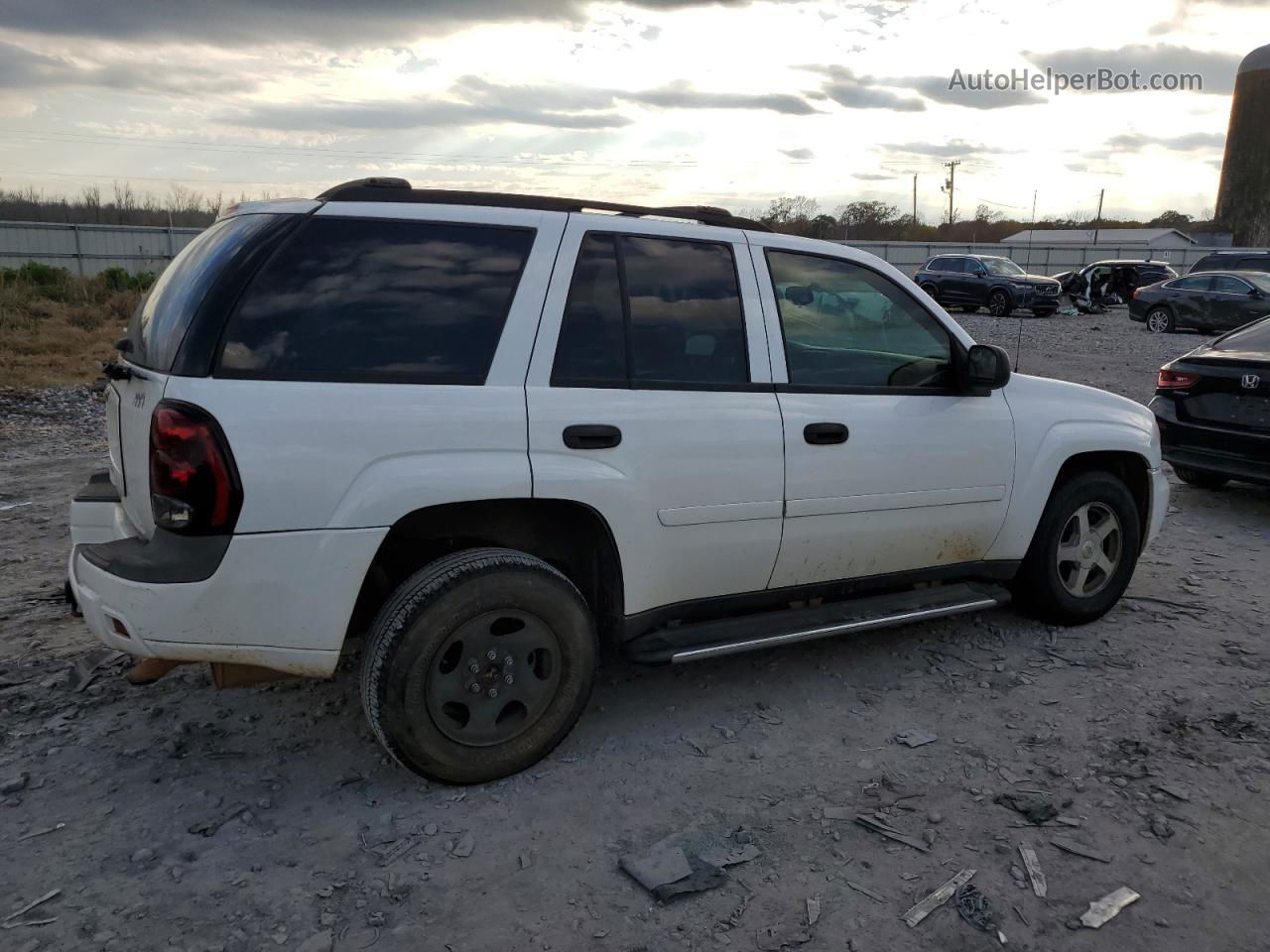 2006 Chevrolet Trailblazer Ls White vin: 1GNDS13S862298512