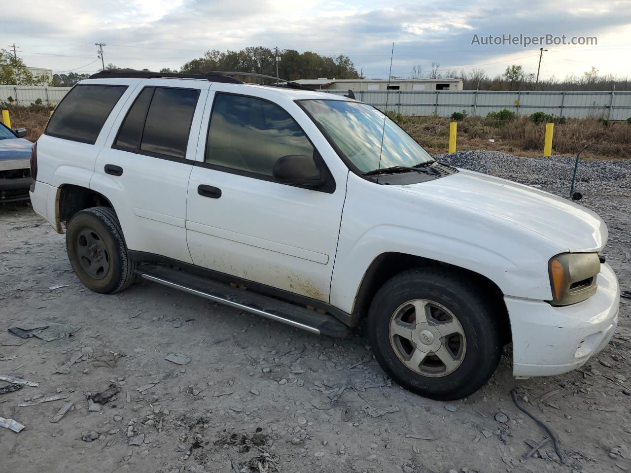 2006 Chevrolet Trailblazer Ls White vin: 1GNDS13S862298512