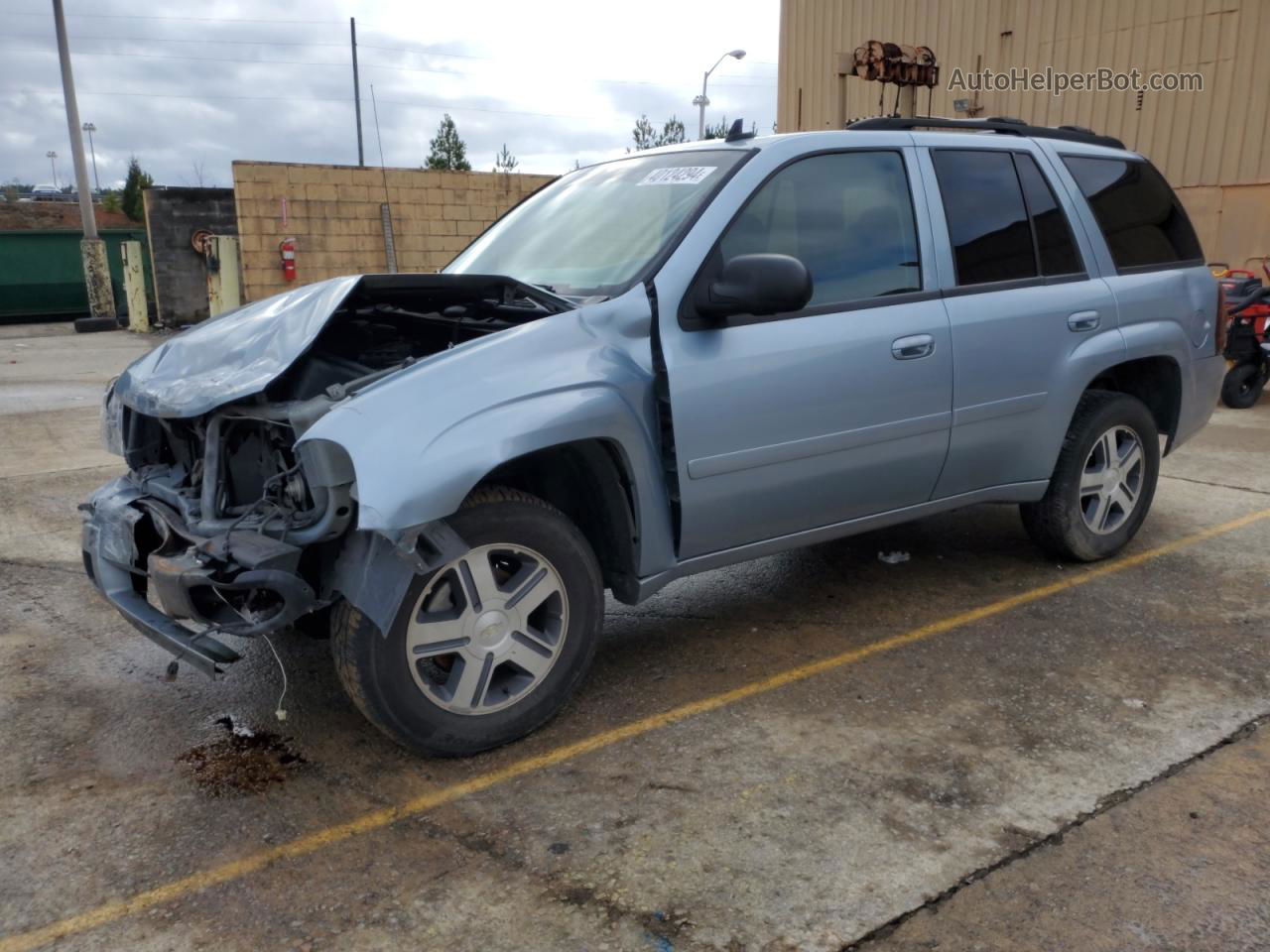 2006 Chevrolet Trailblazer Ls Blue vin: 1GNDS13S862324932