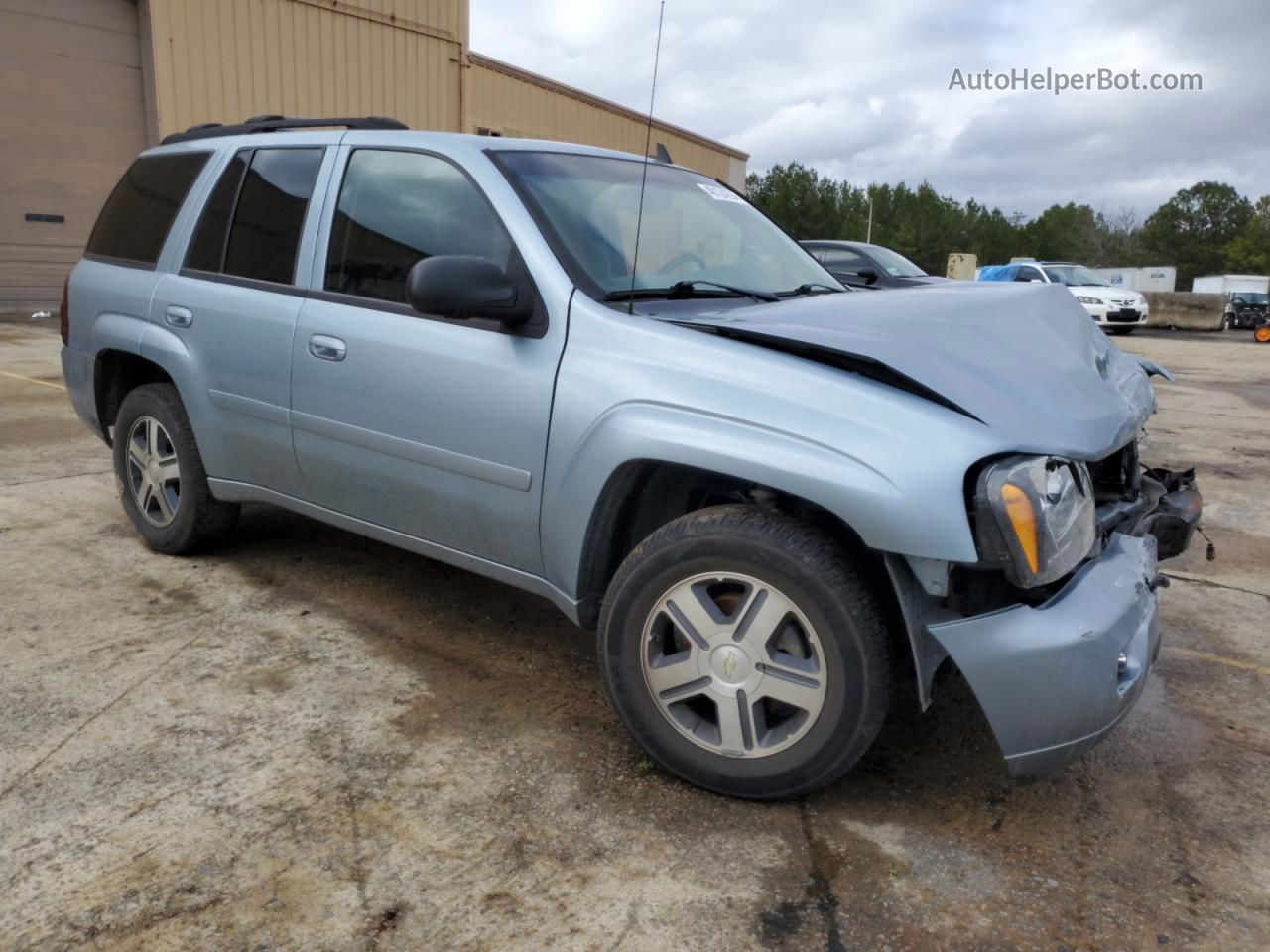 2006 Chevrolet Trailblazer Ls Blue vin: 1GNDS13S862324932