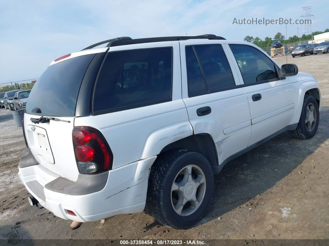 2006 Chevrolet Trailblazer Ls White vin: 1GNDS13S862355811