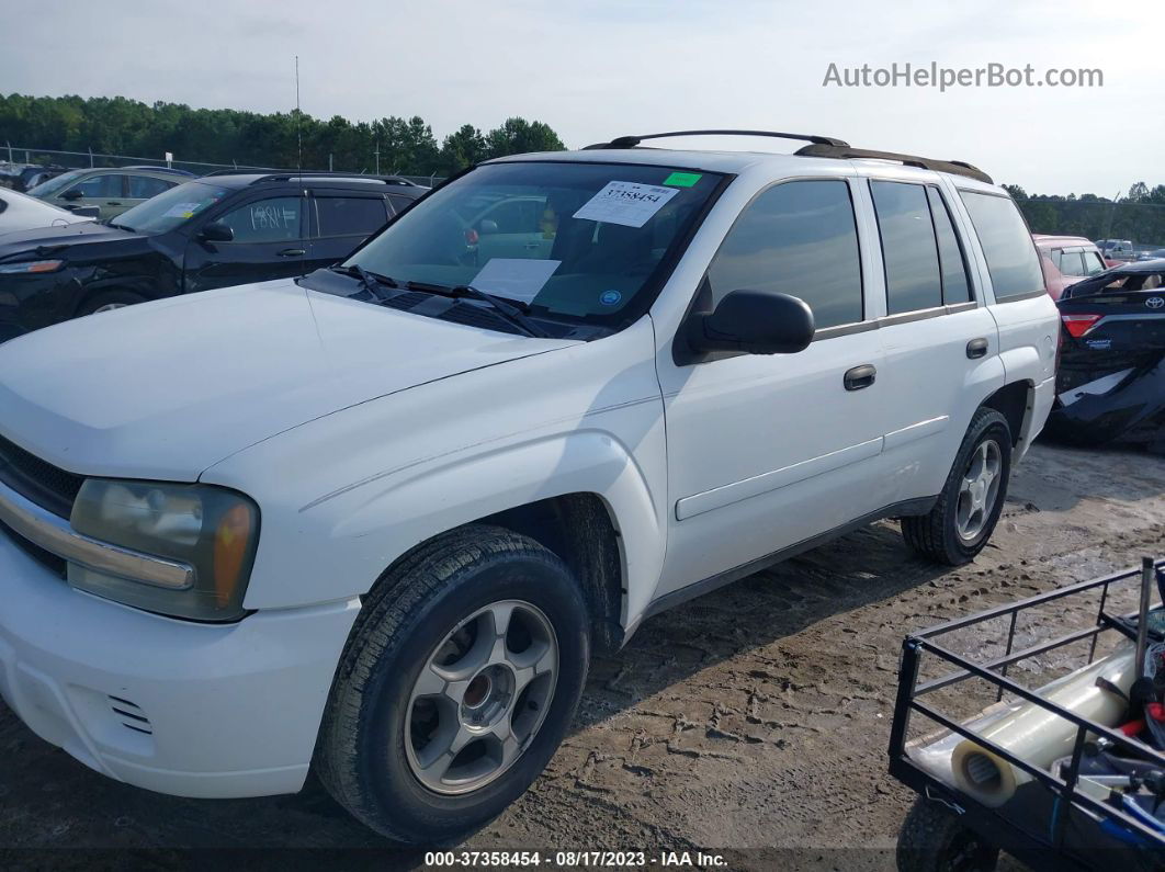 2006 Chevrolet Trailblazer Ls White vin: 1GNDS13S862355811