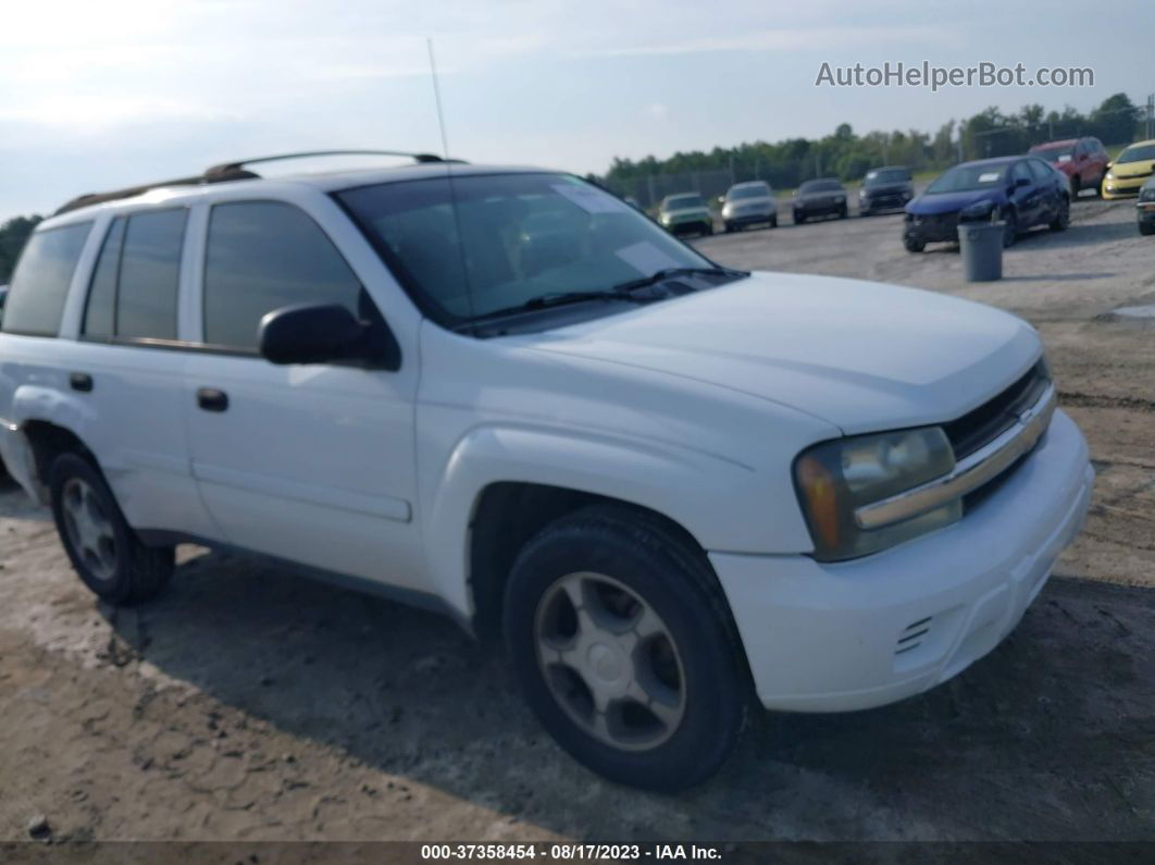 2006 Chevrolet Trailblazer Ls White vin: 1GNDS13S862355811