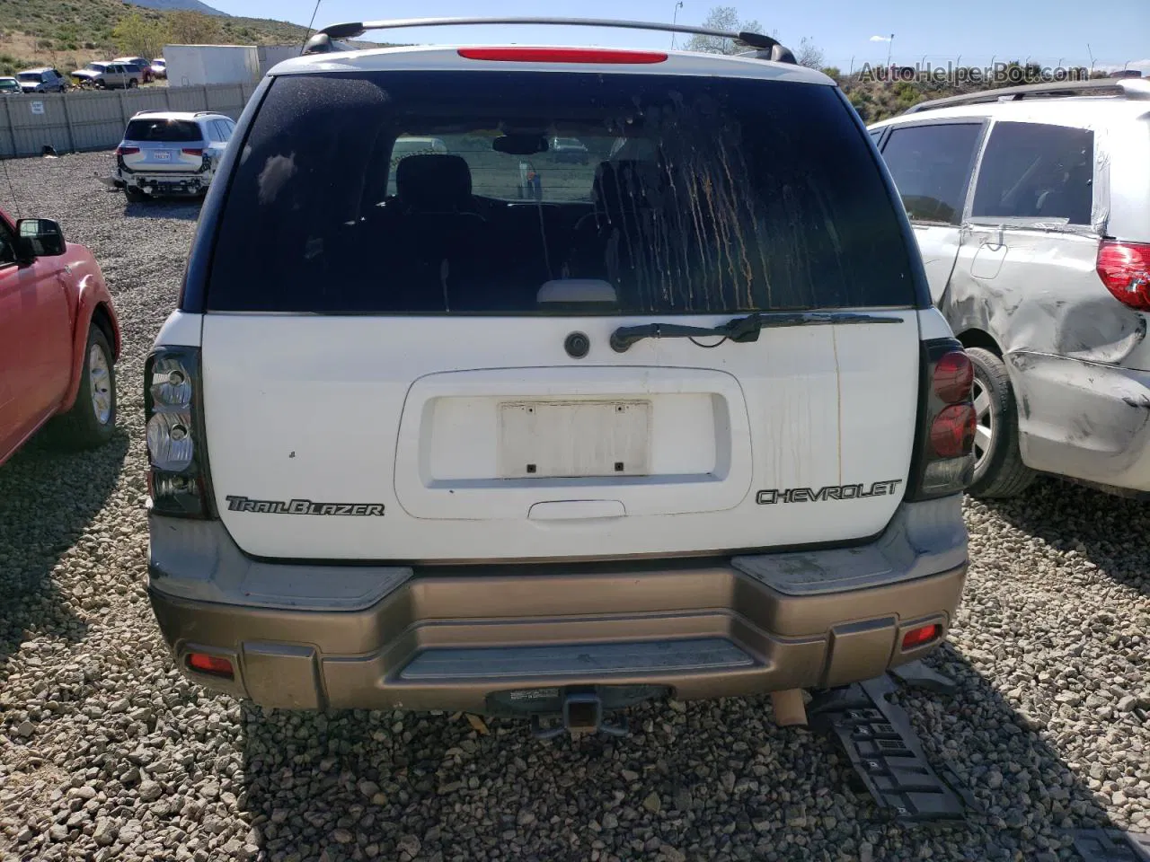 2002 Chevrolet Trailblazer  White vin: 1GNDS13S922221917