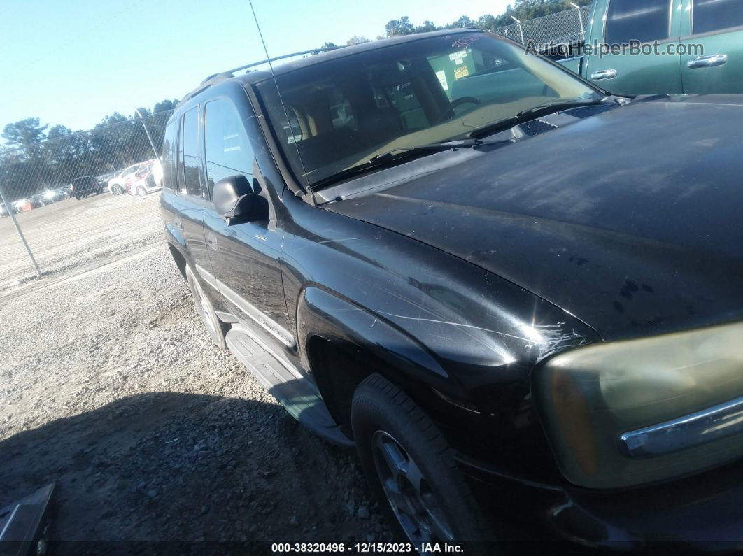 2002 Chevrolet Trailblazer Lt Black vin: 1GNDS13S922291935