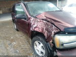 2006 Chevrolet Trailblazer Ls Burgundy vin: 1GNDS13SX62114669