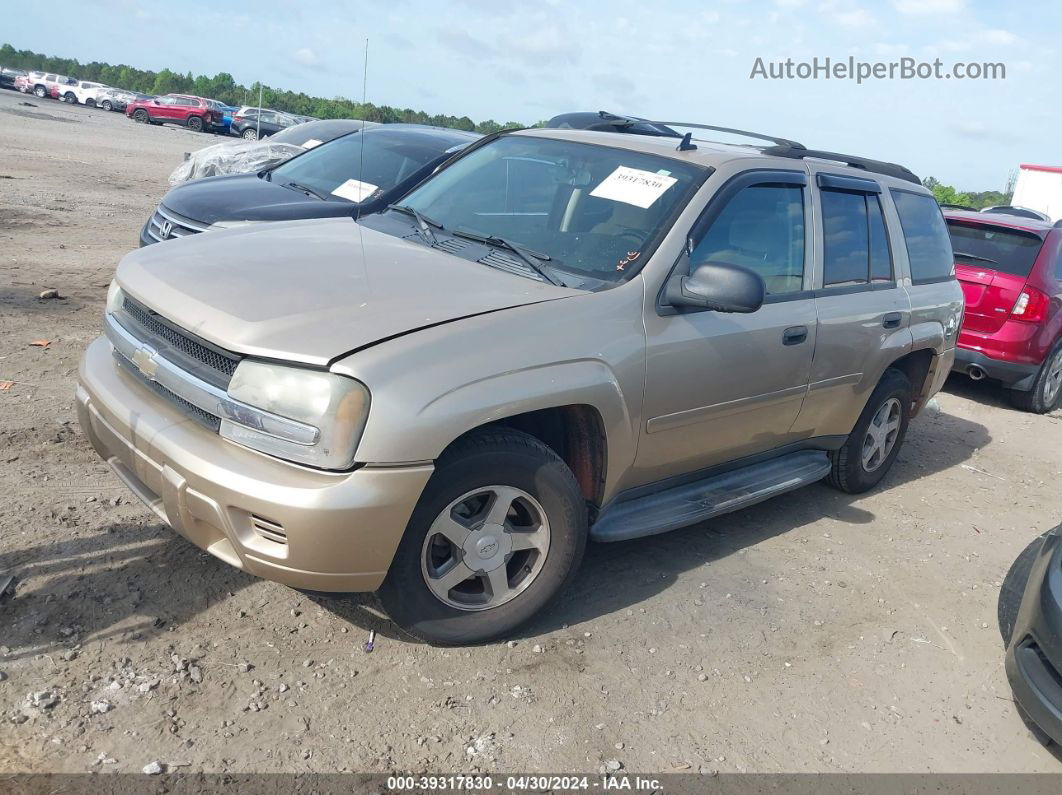 2006 Chevrolet Trailblazer Ls Золотой vin: 1GNDS13SX62153360