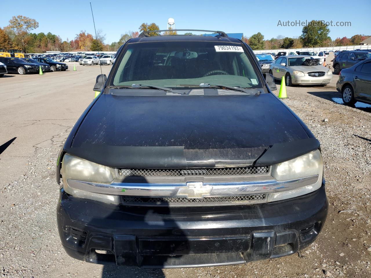 2006 Chevrolet Trailblazer Ls Black vin: 1GNDS13SX62180932