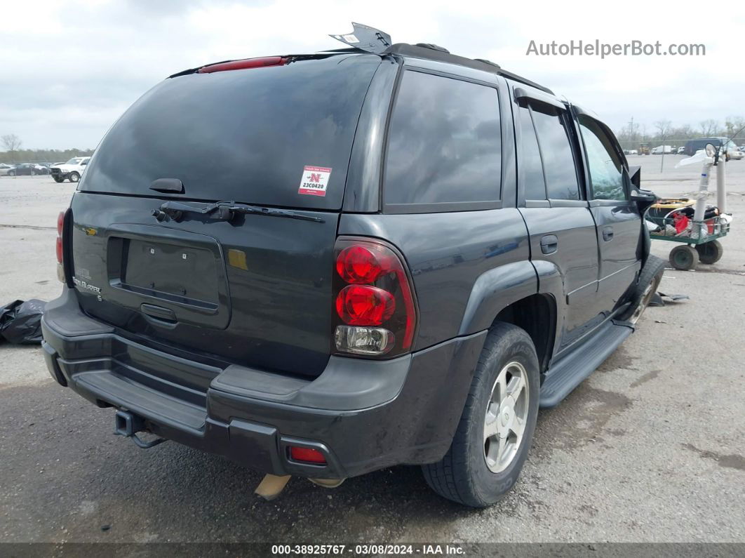 2006 Chevrolet Trailblazer Ls Black vin: 1GNDS13SX62181708