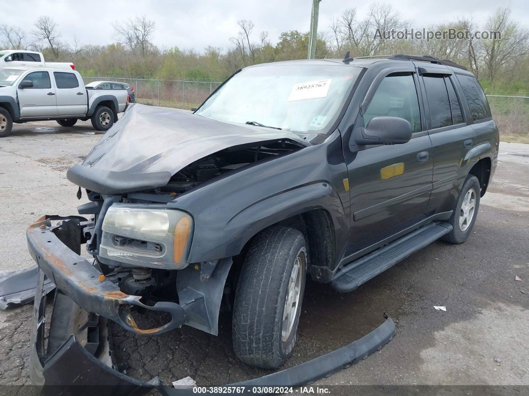 2006 Chevrolet Trailblazer Ls Black vin: 1GNDS13SX62181708