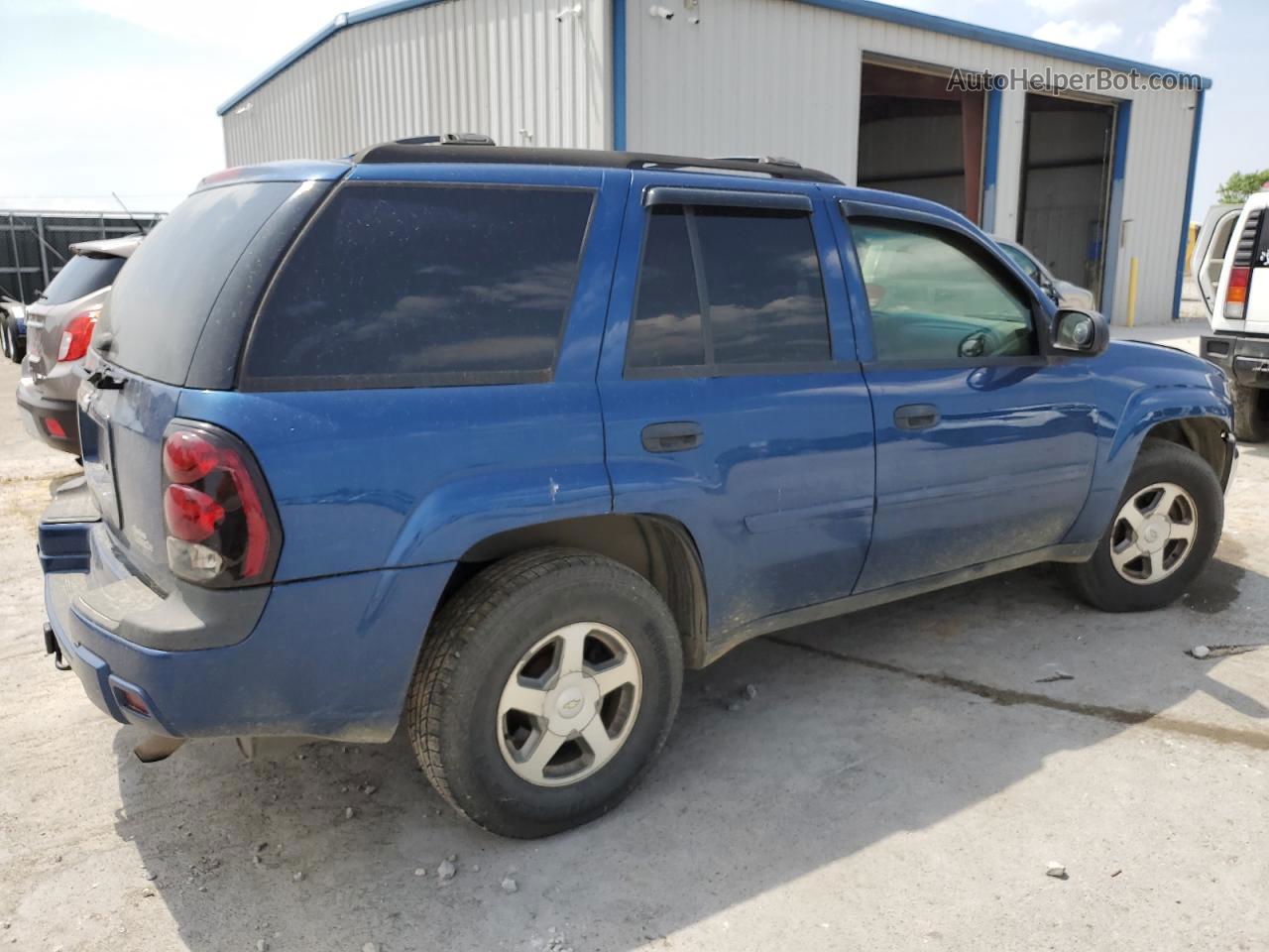 2006 Chevrolet Trailblazer Ls Синий vin: 1GNDS13SX62273630