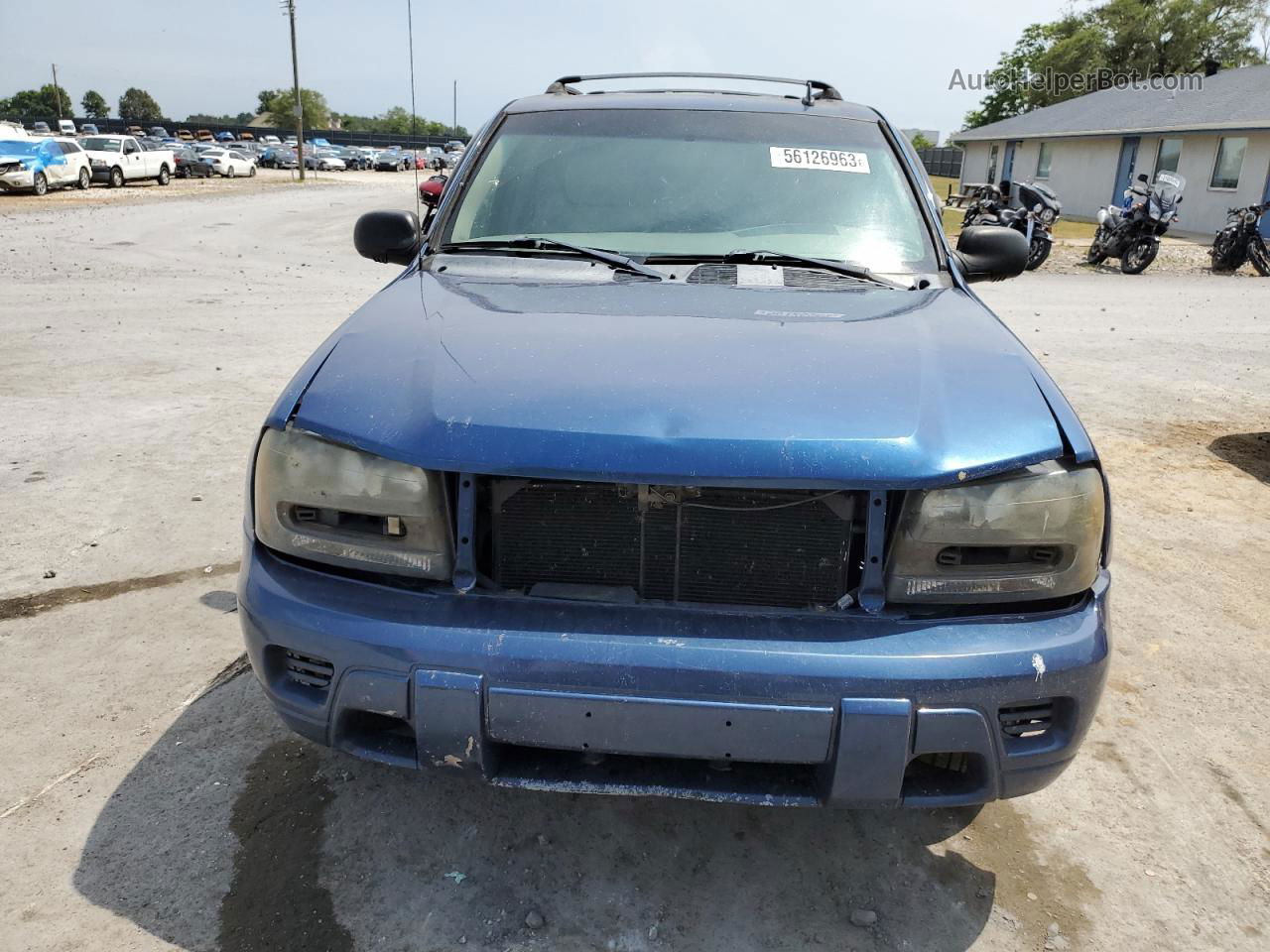 2006 Chevrolet Trailblazer Ls Blue vin: 1GNDS13SX62273630