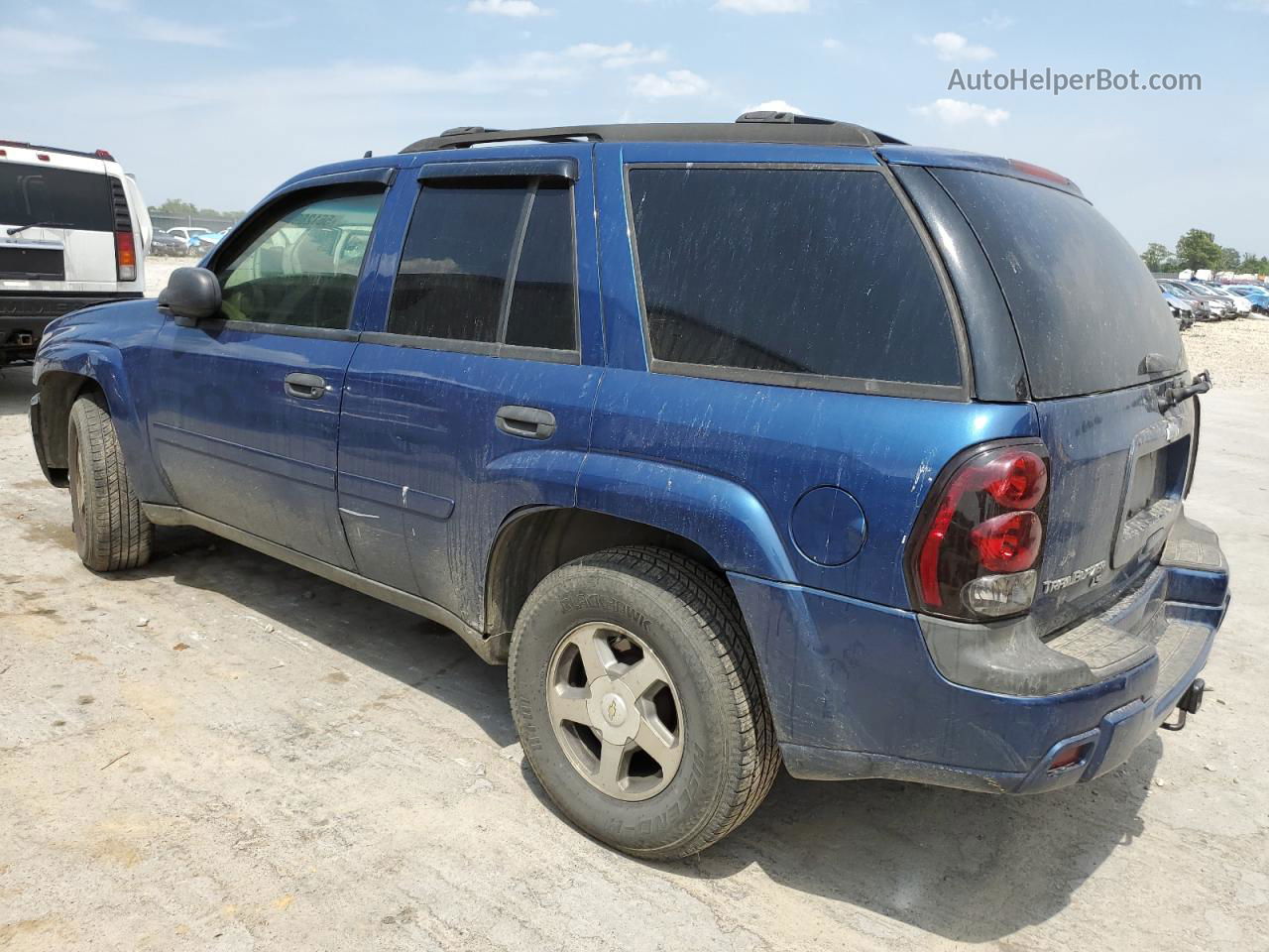 2006 Chevrolet Trailblazer Ls Blue vin: 1GNDS13SX62273630