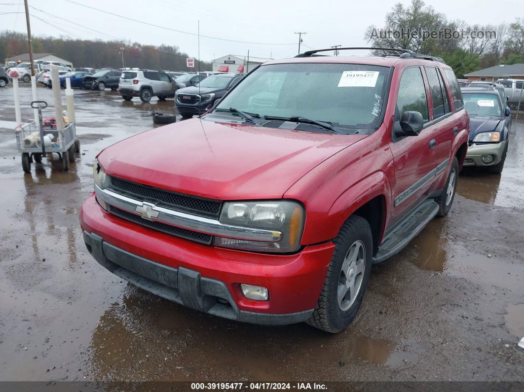 2002 Chevrolet Trailblazer Lt Красный vin: 1GNDT13S022112050